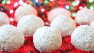 EASY Christmas Snowballs  Pecan Balls  So Easy ANYONE Can Make These [upl. by Cirre]