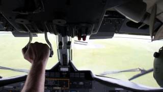 Landing to Benbecula with Twin Otter Scotland Loganair [upl. by Enyrhtak]