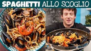 SPAGHETTI ALLO SCOGLIO come al ristorante RICETTA PERFETTA per un sugo strepitoso  Davide Zambelli [upl. by Faythe]