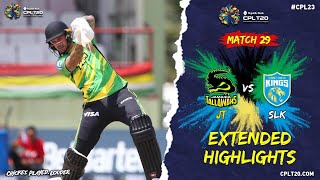 Extended Highlights  Jamaica Tallawahs vs St Lucia Kings  CPL 2023 [upl. by Berne]