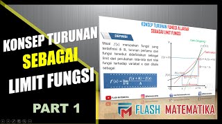 Konsep Turunan Sebagai Limit Fungsi  Part 1 [upl. by Ellenoj]