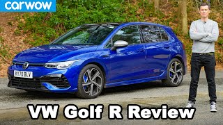 VW Golf R 2021 review see how quick it really is 060mph [upl. by Stace293]