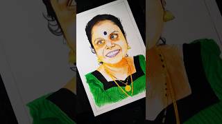 Vaikom Vijayalakshmi ♥️ വൈക്കം വിജയലക്ഷ്മി drawing art viralvideo vaikomvijayalakshmi shorts [upl. by Bebe3]