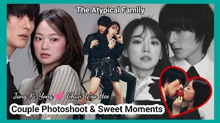 Jang Ki Yong and Chun Woo Hee Couple Photoshoot  Sweet Moments  The Atypical Family 2024 KDrama [upl. by Nerita]