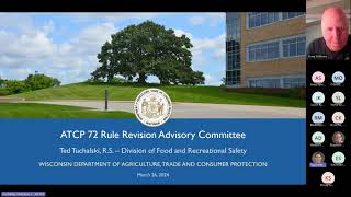 ATCP 72 Rule Revision Advisory Committee Monthly Meeting  March 26 2024 [upl. by Swetiana]