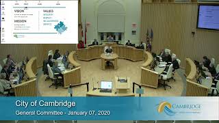 City of Cambridge General Committee  January 7 2020 [upl. by Acimad]