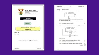 Electric Circuits Grade 11 Physical Sciences November 2015 Past Memo [upl. by Herm]