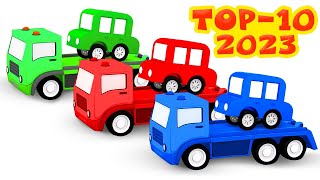 4 Küçük Araba  Bölüm Koleksiyonu 2023 TOP10 🔝🔝🔝 Çocuklar İçin Çizgi Film 🚗🚘🚙🛵 [upl. by Follansbee]