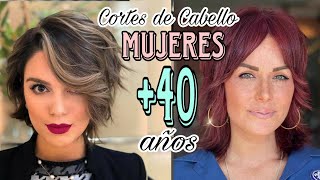 ✂️TENDENCIAS CABELLO 2024 ESTILOS y CORTES 💇‍♀️ de MODA para MUJERES de 40 años que más REJUVENECEN [upl. by Sema407]