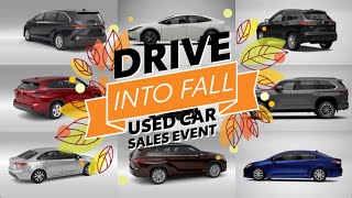 Drive Into Fall Sales Event at North Bakersfield Toyota [upl. by Suravart]