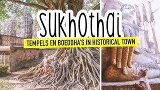 Reisvlog 11 Sukhothai  De schitterende oude stad droneshots [upl. by Islean]