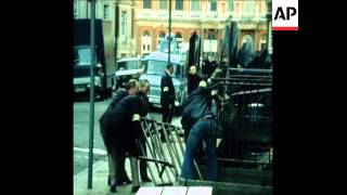 SYND 16 8 78 SQUATTERS EVICTED BY THE POLICE IN LONDON [upl. by Nareik206]