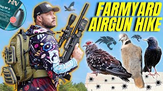 AIR RIFLE HIKING WITH FX WILDCAT COMPACT I FARMYARD PEST CONTROL [upl. by Vernor]