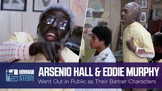 Arsenio Hall amp Eddie Murphy Went Out in Public as Their “Coming to America” Barber Characters [upl. by Hellman]