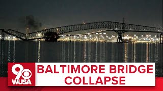 Retired Merchant Marine reacts to video of cargo ship striking Key Bridge in Baltimore [upl. by Decca609]