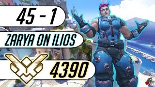 Overwatch Harbleu Grandmaster Zarya Ilios Ranked 4390 SR [upl. by Kelly]