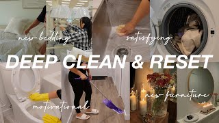 EXTREME DEEP CLEAN amp RESET ROUTINE 🧼 productive weekend cleaning motivation new fall decor [upl. by Aniluj]