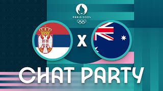 Serbia v Australia  Mens Olympic Basketball Tournament Paris 2024  Chat Party ⚡🏀 [upl. by Amelia927]