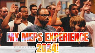 My MEPS Experience 2024 Navy Edition Navy military trending [upl. by Eenalem]