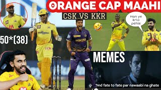 MS DHONI 50 🔥 DJ BRAVO NEW DANCE CELEBRATION  CSK VS KKR 2022 [upl. by Gnouc]