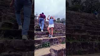 subiendo piramide monte alban 😮‍💨😮‍💨 oaxaca mexico viajes fabulous fabulo [upl. by Eirac]