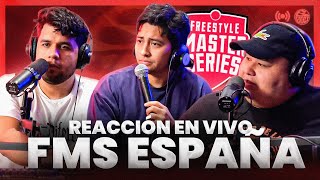 REACCIÓN EN VIVO A FMS ESPAÑA  CHUTY vs GAZIR SWEET vs ZASKO y más  Jony Beltrán Tess Gonzo [upl. by Muffin]