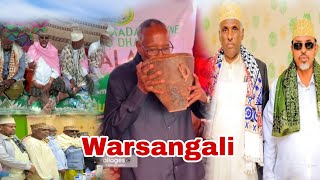 Warsangali Oo Si Heer Sare Ah Ugu Soo Dhaweeyay Ceerigaabo Madaxweyne Muuse Biixi [upl. by Ailhat]