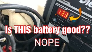 How To Test A Car Battery Using A Volt Meter [upl. by Neirbo]