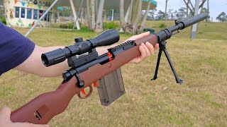 PUBG 98k Toy Gun Review 2022  Shell Ejecting Soft Bullet Sniper Rifle [upl. by Kristianson]