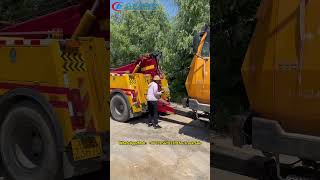 How is a Integrated Wrecker Tow Truck User to Do Towing Service Job [upl. by Meit]