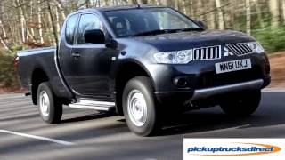 Mitsubishi L200 Club Cab Review [upl. by Yrrat]