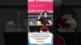 Jelang Pilkada Megawati Minta Kader PDIP Turun ke Bawah Temui Rakyat dan Dengar Aspirasi Rakyat [upl. by Ayiak]