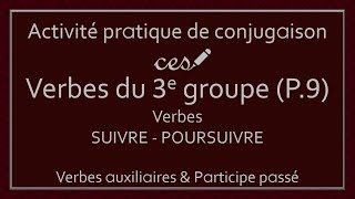 Activité pratique  Conjugaison des verbes du 3e groupe Partie 9 Niveau 4 [upl. by Oxley427]