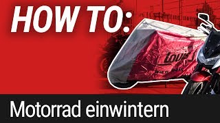 HOW TO Motorrad einwinterneinmotten [upl. by Aldora]