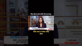 AOC doesn’t hold back on￼ Trump’s “hate rally” [upl. by Brittaney]