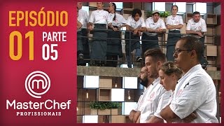 MASTERCHEF PROFISSIONAIS 04102016  PARTE 5  EP 1  TEMP 01 [upl. by Ennaillij]