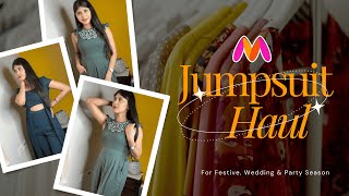 Myntra Jumpsuit Haul  Best budget finds  Try on haul  Priyanka Raghuvanshi [upl. by Leoline415]