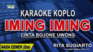 IMING IMING  Karaoke Koplo Nada Wanita RITA SUGIARTO Versi Cinta Bojone Uwong [upl. by Wolsky]