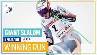 Henrik Kristoffersen  Mens Giant Slalom  Alta Badia  1st place  FIS Alpine [upl. by Aleck]