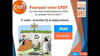 Vision CFDT Atos Eviden des activités CE et de la négociation [upl. by Leraj716]