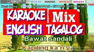 Karaoke tagalog amp English mix collections popular karaoke  Karaoke Version  videoke [upl. by Sabu233]