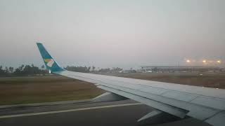 Zanzibar Oman Airlines Take off from Zanzibar airport [upl. by Gebler]