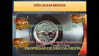 RIOBAMBA SINIGUAL Sanjuanito  DUO OLEAS BEDOYA  Disco de 78 RPM  195 [upl. by Nerti]