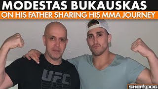 Modestas Bukauskas Talks Sharing MMA Journey With His Father [upl. by Analra]