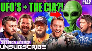 UFOs Magic Tricks amp CIA Conspiracies ft Chris Ramsay amp Wes Barker  Unsubscribe Podcast Ep 142 [upl. by Dempster]