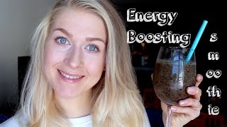 Green Smoothie Recipe to Boost Energy Without Coffee [upl. by Noemis]