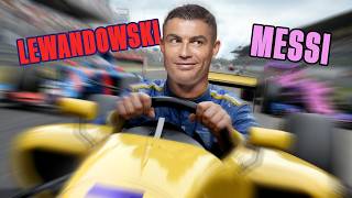 ⁠The craziest race of Cristiano Ronaldo on his CR7 racing car [upl. by Aerdnaxela]