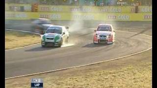 V8 Supercars  Tander vs Coulthard Queensland 2009 [upl. by Pirozzo]