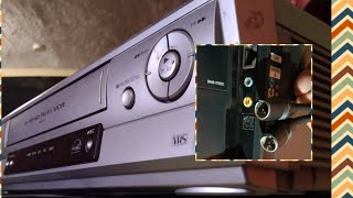 How to connect VHS player to TV [upl. by Aramoix391]