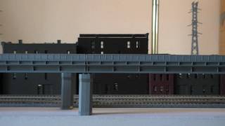 Kato N Scale Unitrack Layout Train Video 4 [upl. by Eirrem]